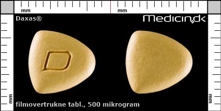 filmovertrukne tabletter 500 mikrogram 