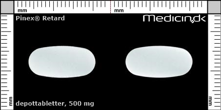 depottabletter 500 mg 