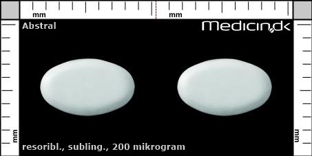sublinguale resoribletter 200 mikrogram 