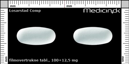 filmovertrukne tabletter 100+12,5 mg 