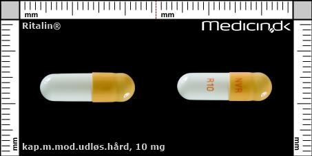 kapsler med modificeret udløsning 10 mg 