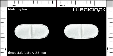 depottabletter 25 mg 