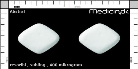 sublinguale resoribletter 400 mikrogram 