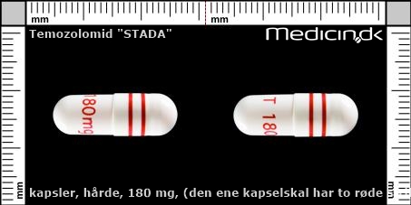 hårde kapsler 180 mg (den ene kapselskal har to røde striber)