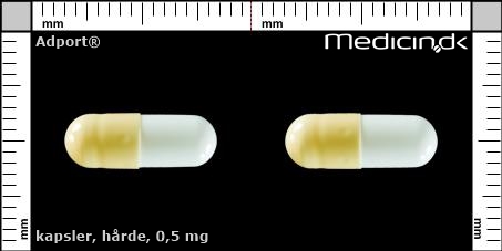 hårde kapsler 0,5 mg 
