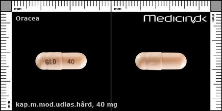 kapsler med modificeret udløsning 40 mg 