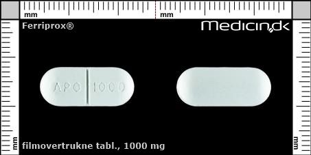 filmovertrukne tabletter 1000 mg 