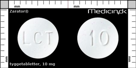 tyggetabletter 10 mg 