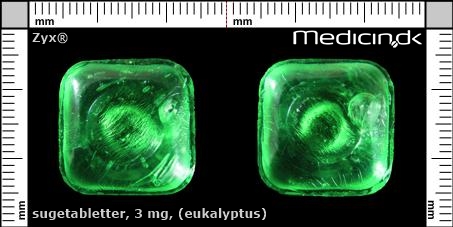 sugetabletter 3 mg (eukalyptus)