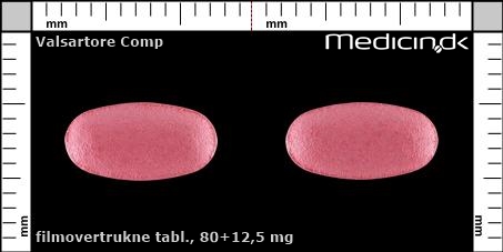 filmovertrukne tabletter 80+12,5 mg 