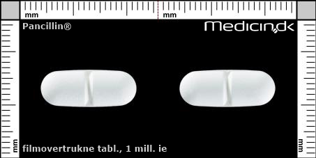 filmovertrukne tabletter 1 Mill. IE 