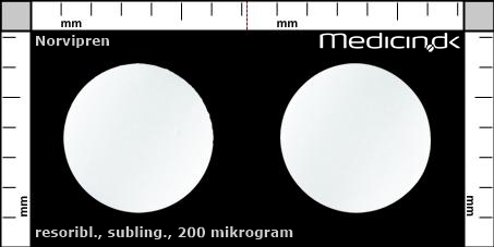 sublinguale resoribletter 200 mikrogram 