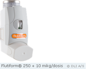 Flutiform® 250 + 10 mikg/dosis
