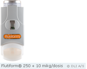 Flutiform® 250 + 10 mikg/dosis