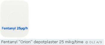 Fentanyl "Orion" depotplaster 25 mikg/time