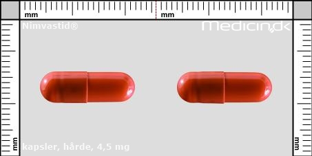 hårde kapsler 4,5 mg 