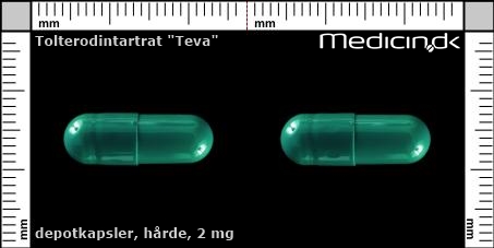 hårde depotkapsler 2 mg 