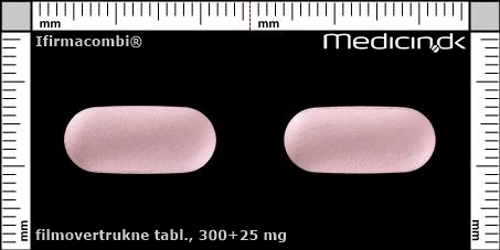 filmovertrukne tabletter 300+25 mg 