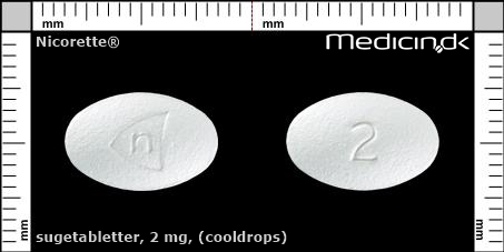 sugetabletter 2 mg (Cooldrops)