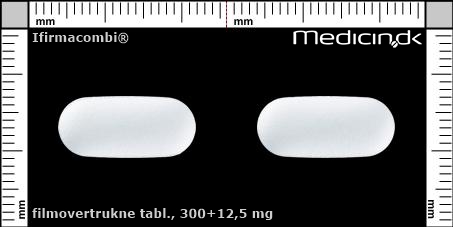 filmovertrukne tabletter 300+12,5 mg 