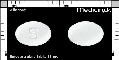 filmovertrukne tabletter 18 mg 