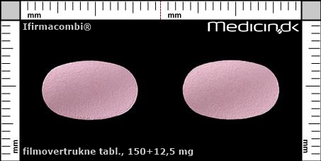 filmovertrukne tabletter 150+12,5 mg 