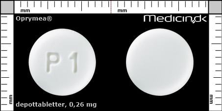 depottabletter 0,26 mg 