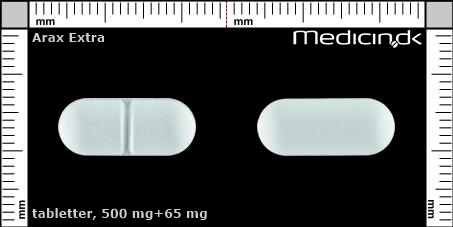 tabletter 500 mg+65 mg 