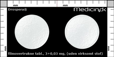 filmovertrukne tabletter 3+0,03 mg (uden virksomt stof)