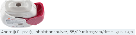 Anoro® Ellipta®, inhalationspulver, 55/22 mikrogram/dosis