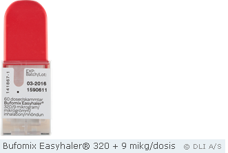 Bufomix Easyhaler® 320 + 9 mikg/dosis