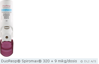 DuoResp® Spiromax® 320 + 9 mikg/dosis