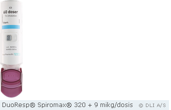 DuoResp® Spiromax® 320 + 9 mikg/dosis