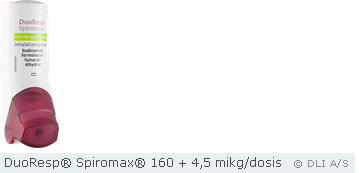 DuoResp® Spiromax® 160 + 4,5 mikg/dosis