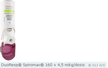 DuoResp® Spiromax® 160 + 4,5 mikg/dosis