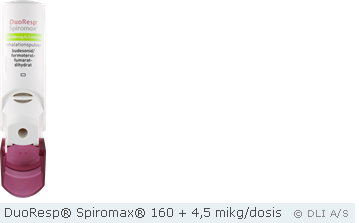DuoResp® Spiromax® 160 + 4,5 mikg/dosis