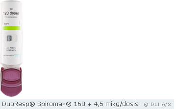 DuoResp® Spiromax® 160 + 4,5 mikg/dosis