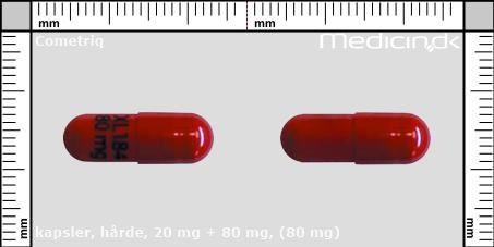 hårde kapsler 20 mg + 80 mg (80 mg)