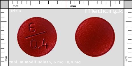 tabletter med modificeret udløsning 6 mg+0,4 mg 