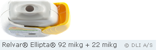 Relvar® Ellipta® 92 mikg + 22 mikg