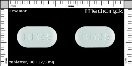 tabletter 80+12,5 mg 