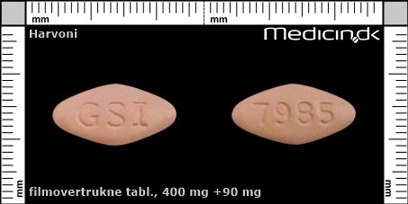 filmovertrukne tabletter 400 mg +90 mg 