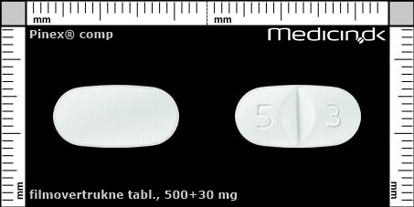 filmovertrukne tabletter 500+30 mg 