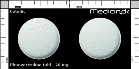filmovertrukne tabletter 20 mg 