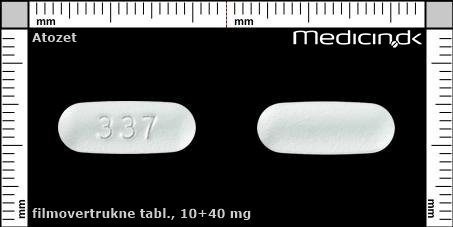 filmovertrukne tabletter 10+40 mg 