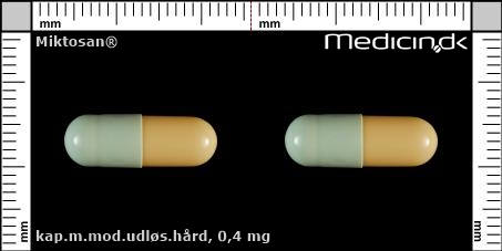 kapsler med modificeret udløsning 0,4 mg 