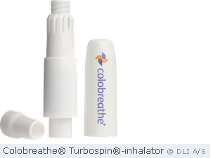 Colobreathe® Turbospin®-inhalator
