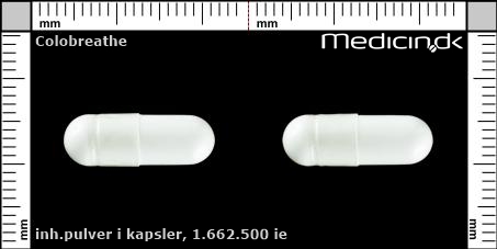 inhalationspulvere i kapsler 1.662.500 IE 