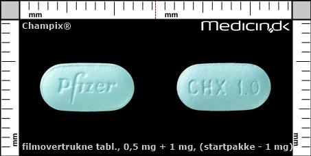 filmovertrukne tabletter 0,5 mg + 1 mg (Startpakke - 1 mg)