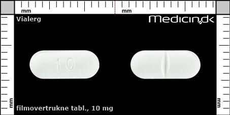 filmovertrukne tabletter 10 mg 
